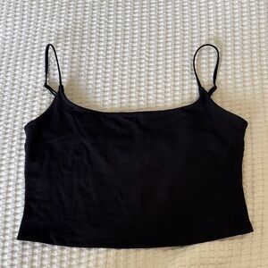 Aritzia Black Slim Spaghetti-Strap Cami